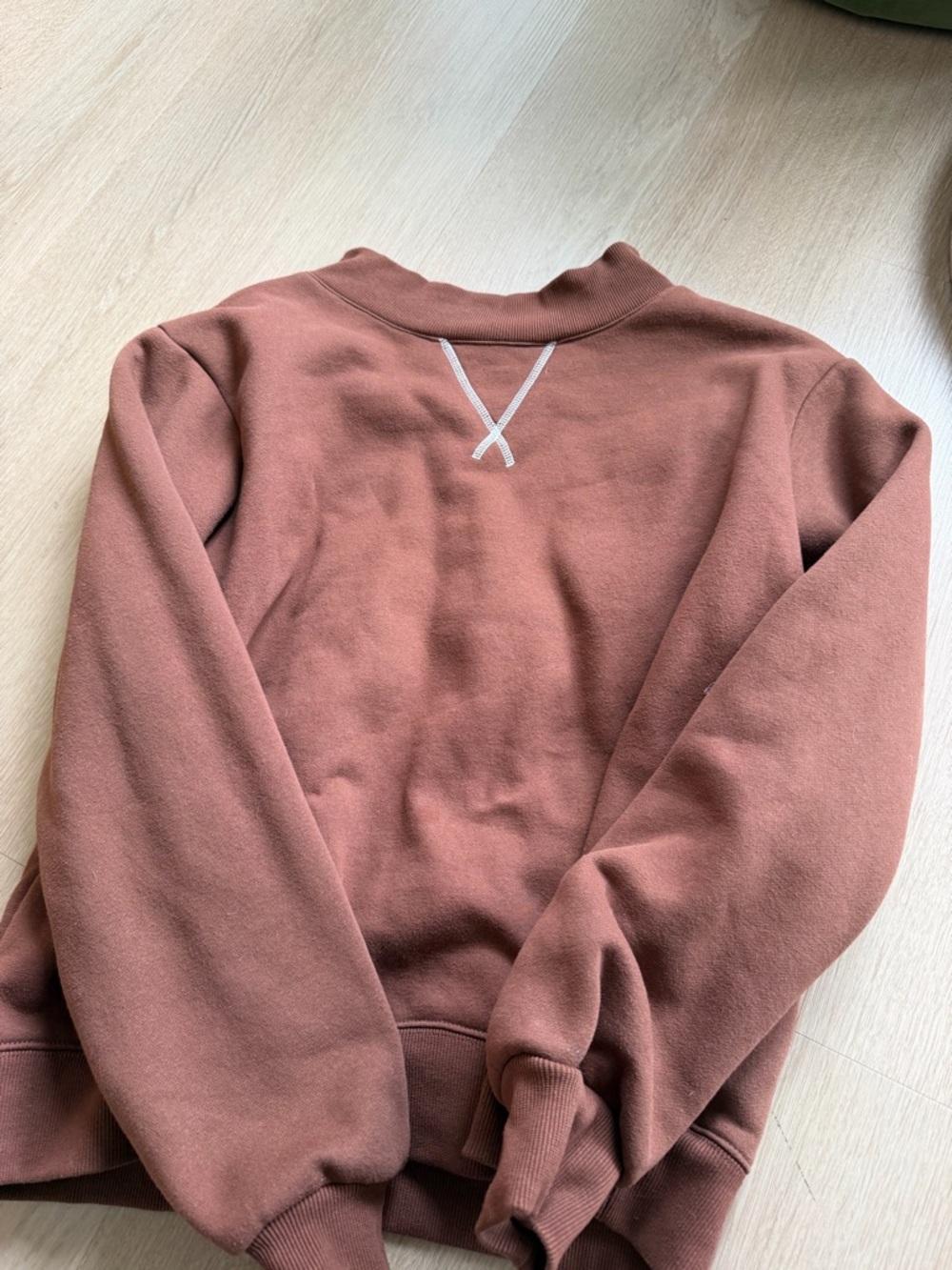 Parke Brown Mockneck Sweatshirt